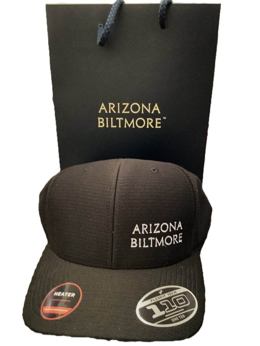 Arizona Biltmore Black Flexfit 110 Golf Resort Sports Baseball Cap